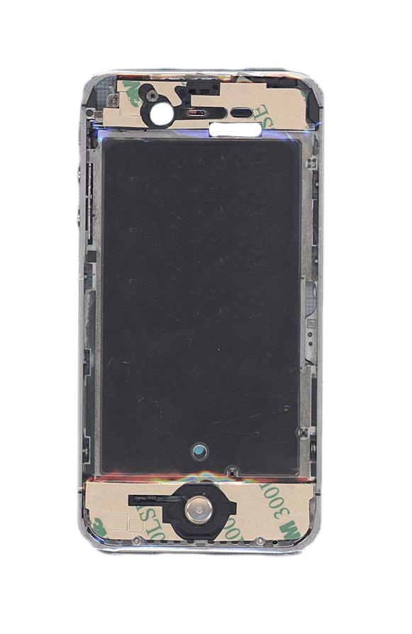 Средняя и боковая рамки в сборе для Apple IPhone 4S silver