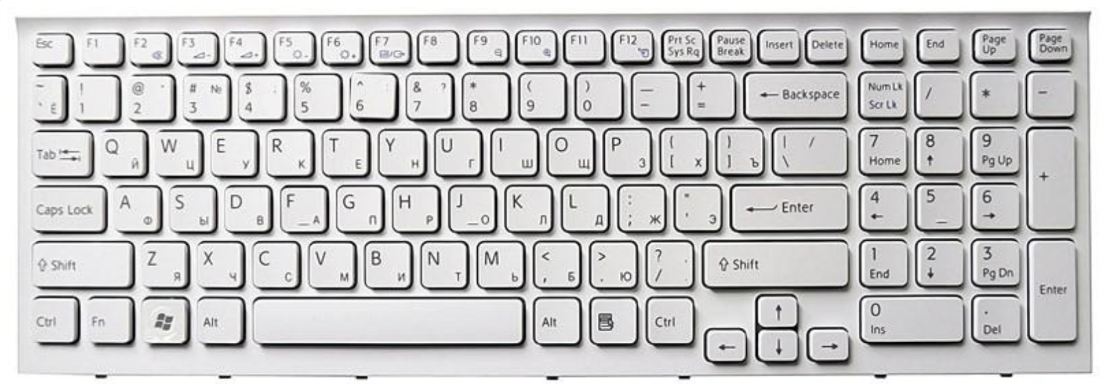 Клавиатура Sony VAIO VPCEB3B4E OEM