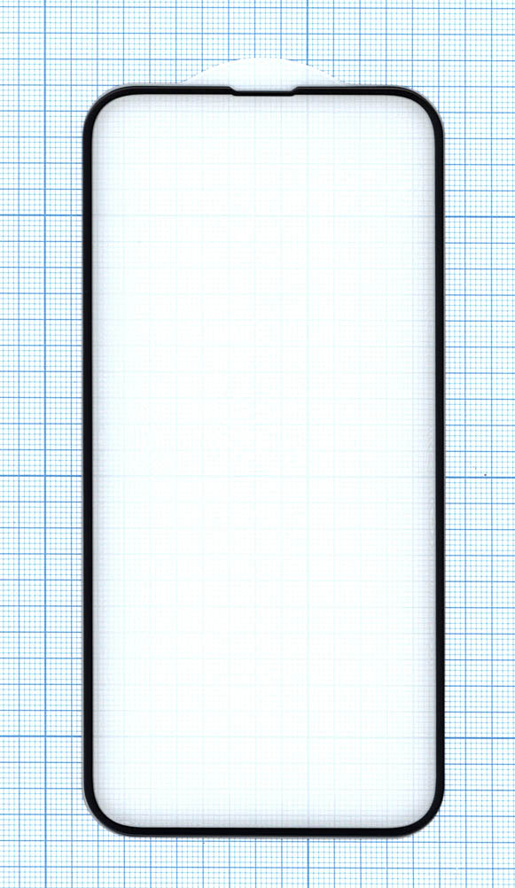 Защитное стекло 5D для Apple iPhone 13 Pro черное