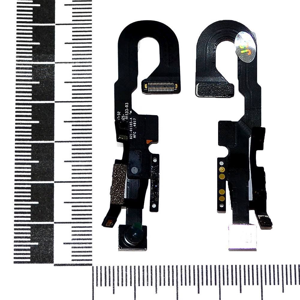 Шлейф iPhone 8 + светочувствительный элемент + фронтальная камера (в сборе) orig Factory