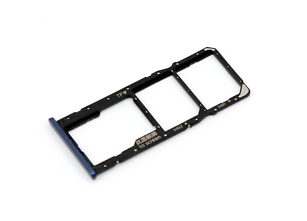 Лоток для SIM-карты Huawei Honor 7A Pro синий