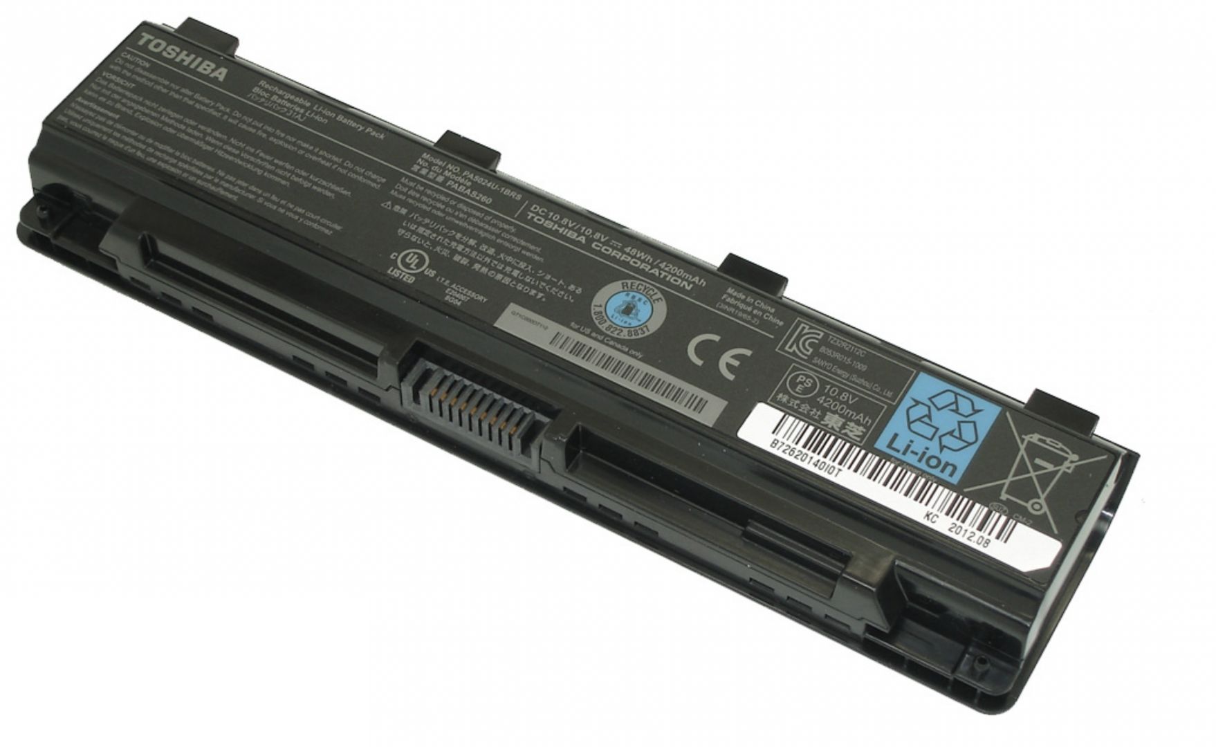 Аккумулятор Toshiba Satellite C800 10.8V, 4200mAh, Original