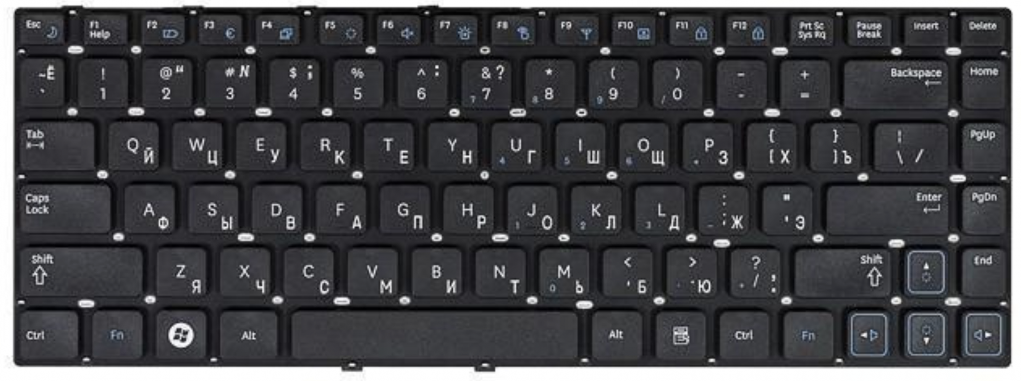 Клавиатура Samsung RV411 OEM