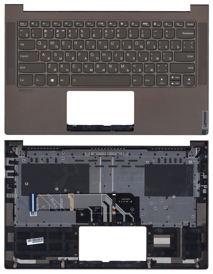 Клавиатура для ноутбука Lenovo IdeaPad Yoga Slim 7-14IIL05 топкейс