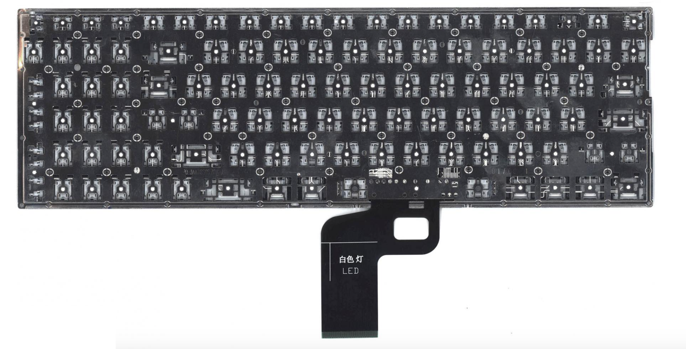 Клавиатура ASUS UX560UA серебристая с подсветкой, OEM