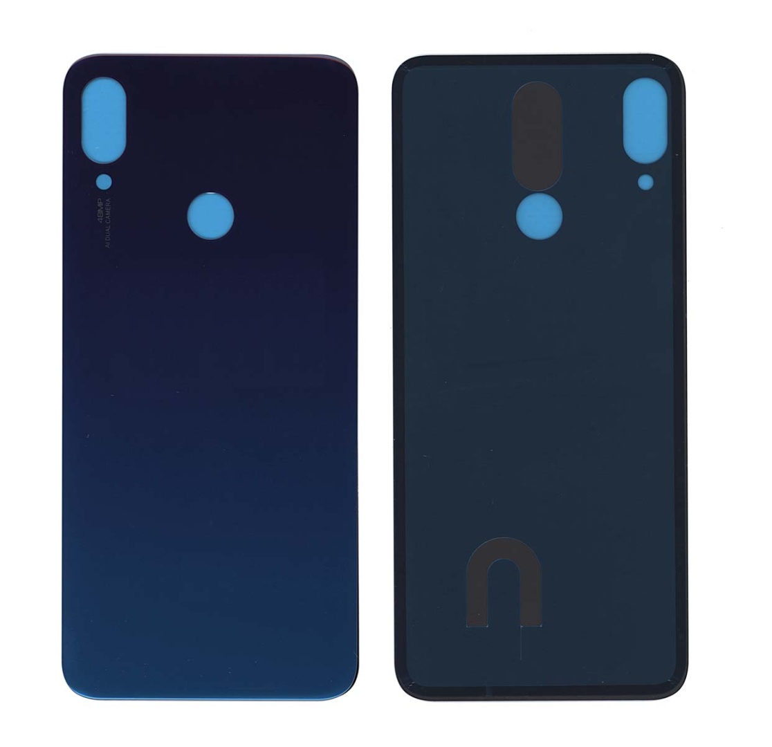 Задняя крышка для Xiaomi Redmi Note 7 Pro голубая