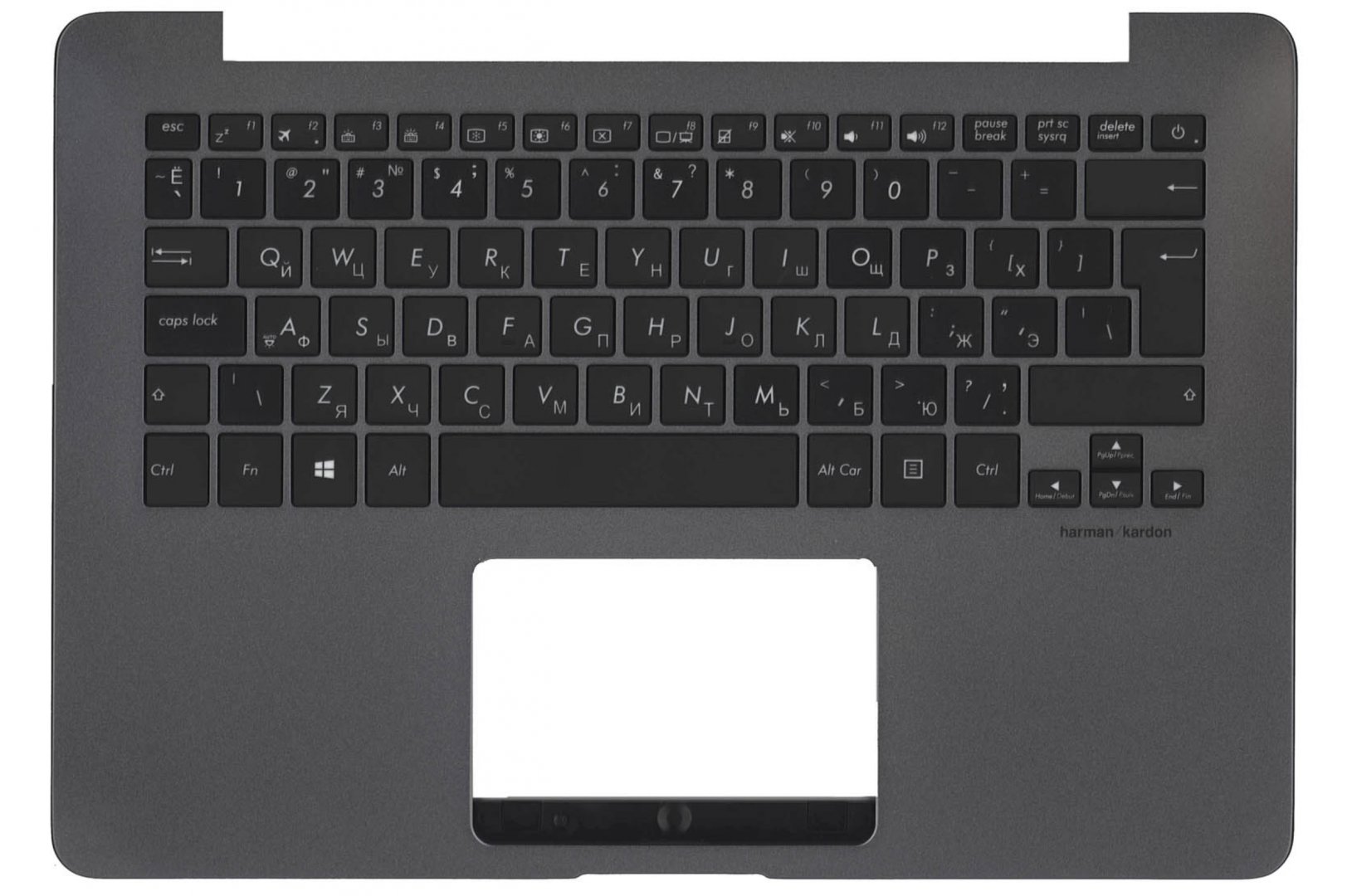 Топкейс в сборе с клавиатурой Asus ZenBook Q324U с подсветкой, OEM