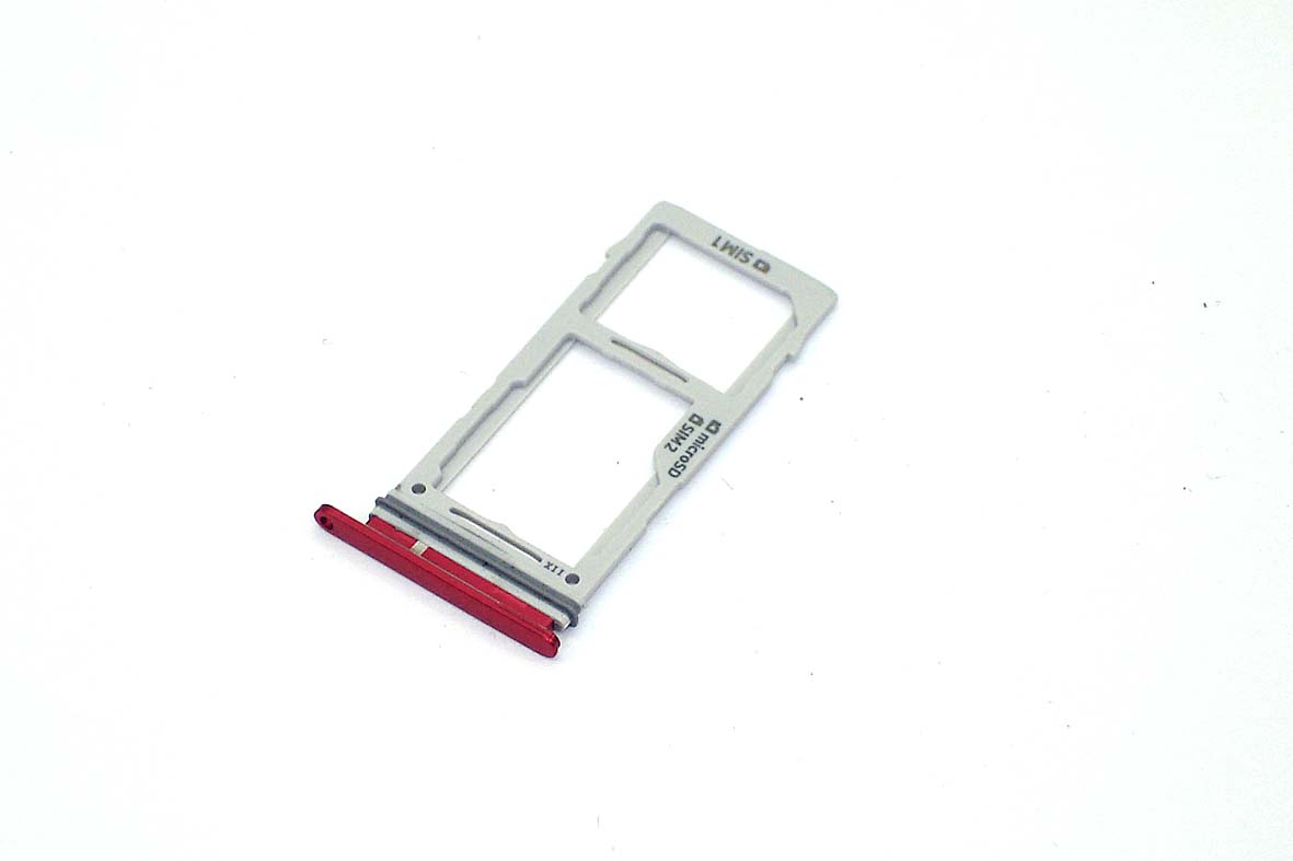 Лоток для SIM-карты Samsung Galaxy S10 Plus (G975F) красный