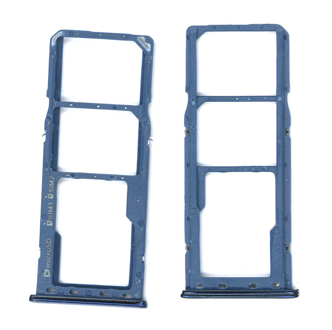 Лоток для SIM-карты Samsung Galaxy A7 (A750F) синий