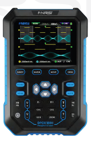 Двухканальный цифровой люминофорный осциллограф 2 в 1 FNIRSI-DPOX180H
