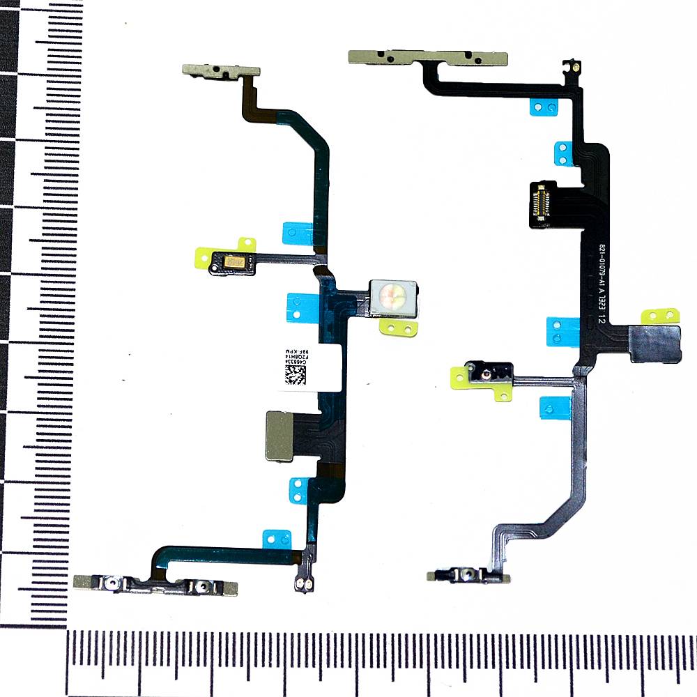 Шлейф iPhone 8 Plus + кнопка включения + кнопки громкости + микрофон + вспышка