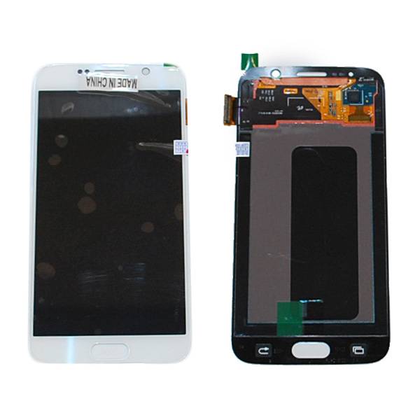 Дисплей Samsung SM-G920F/Galaxy S6 + тачскрин белый