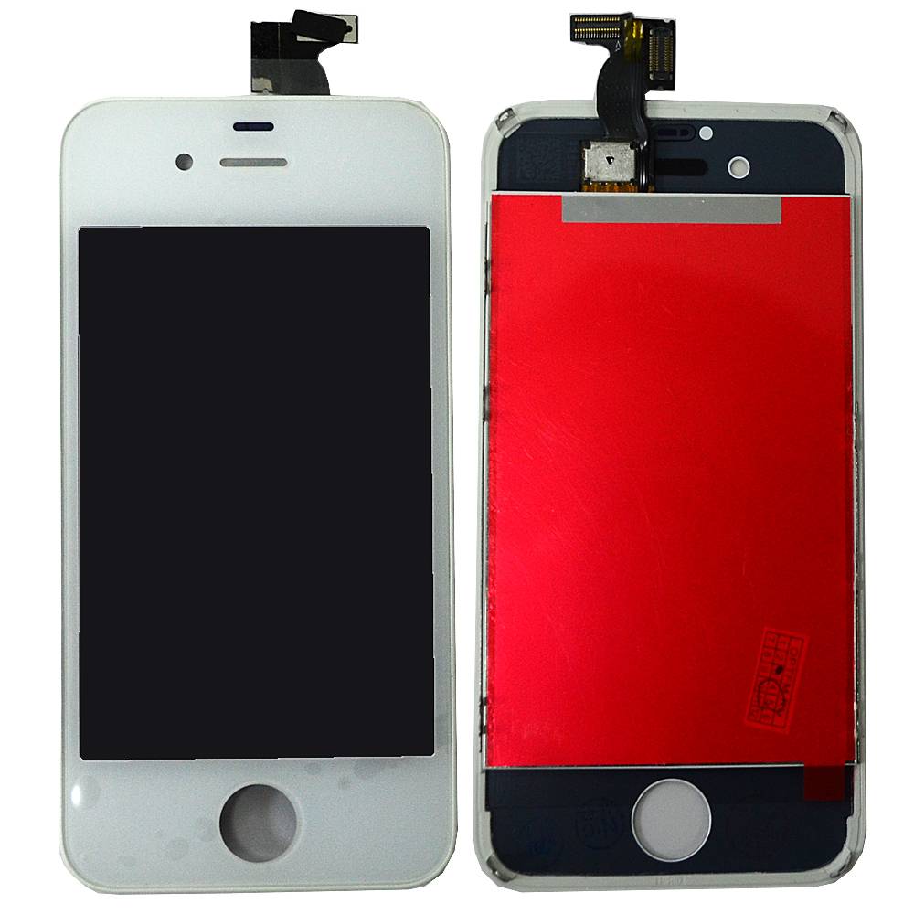 Дисплей iPhone 4S + тачскрин + рамка белый (матрица orig)