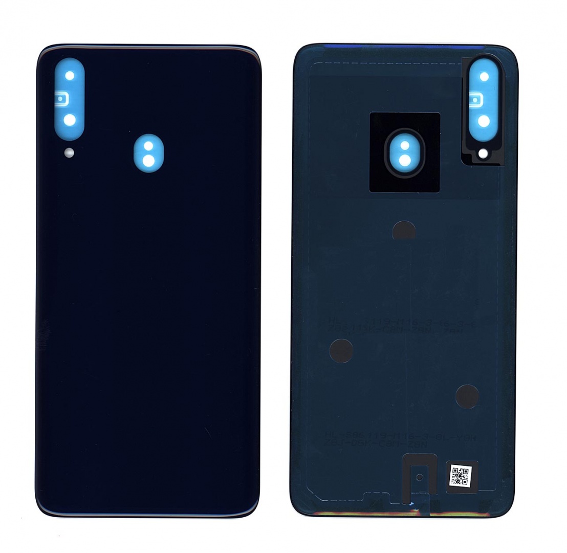 Задняя крышка для Samsung A207F Galaxy A20S (2019) синяя
