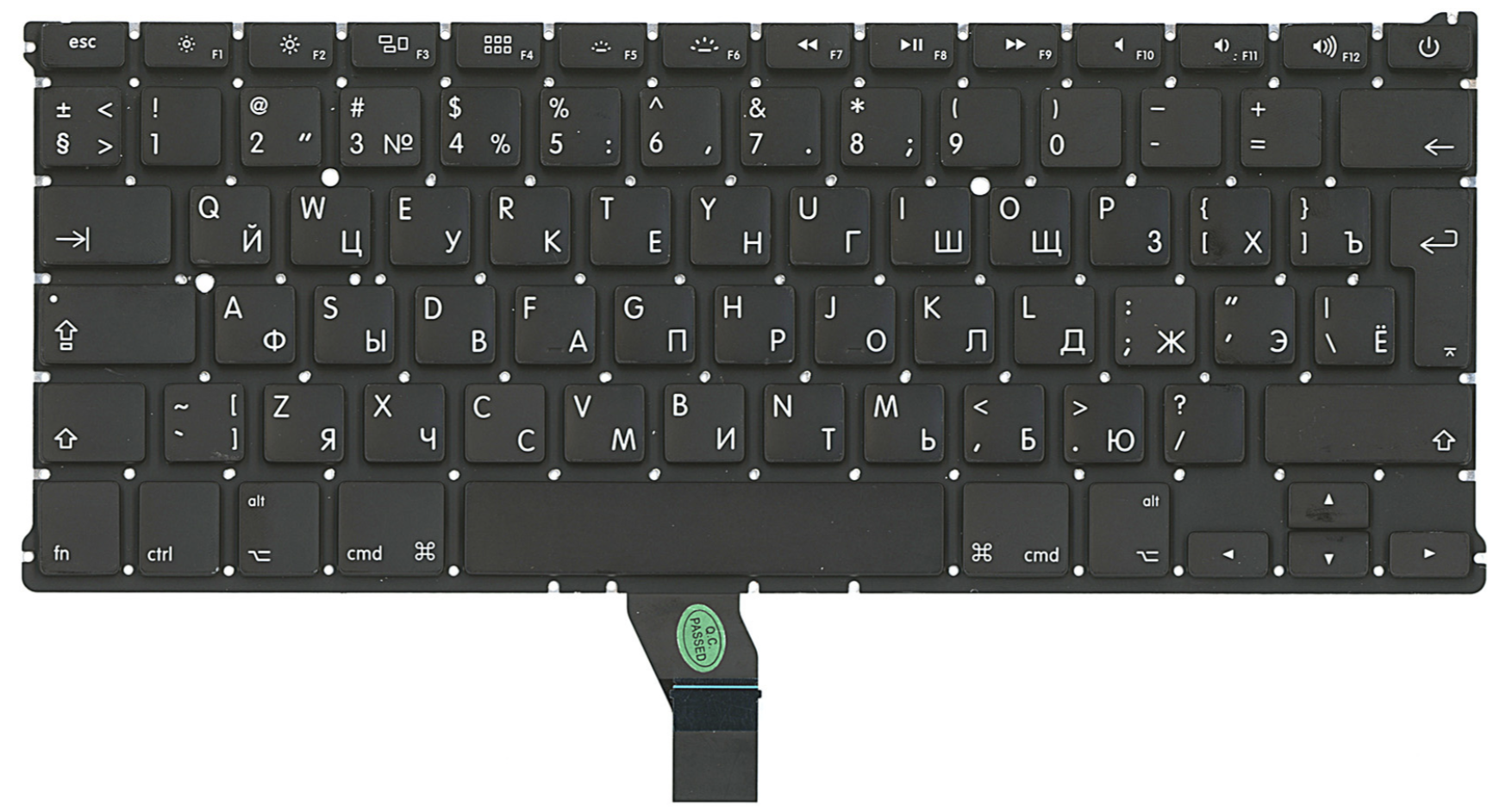 Клавиатура Apple MacBook Air 13.3" середина 2011 A1369 (MC966LL/A) OEM