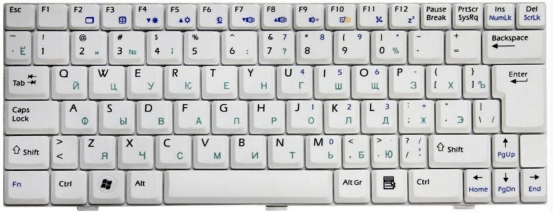 Клавиатура MSI Wind U100 OEM