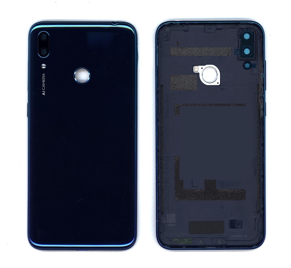 Задняя крышка для Huawei Y7 2019 синяя