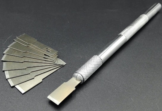 Набор плоских лезвий для скальпеля