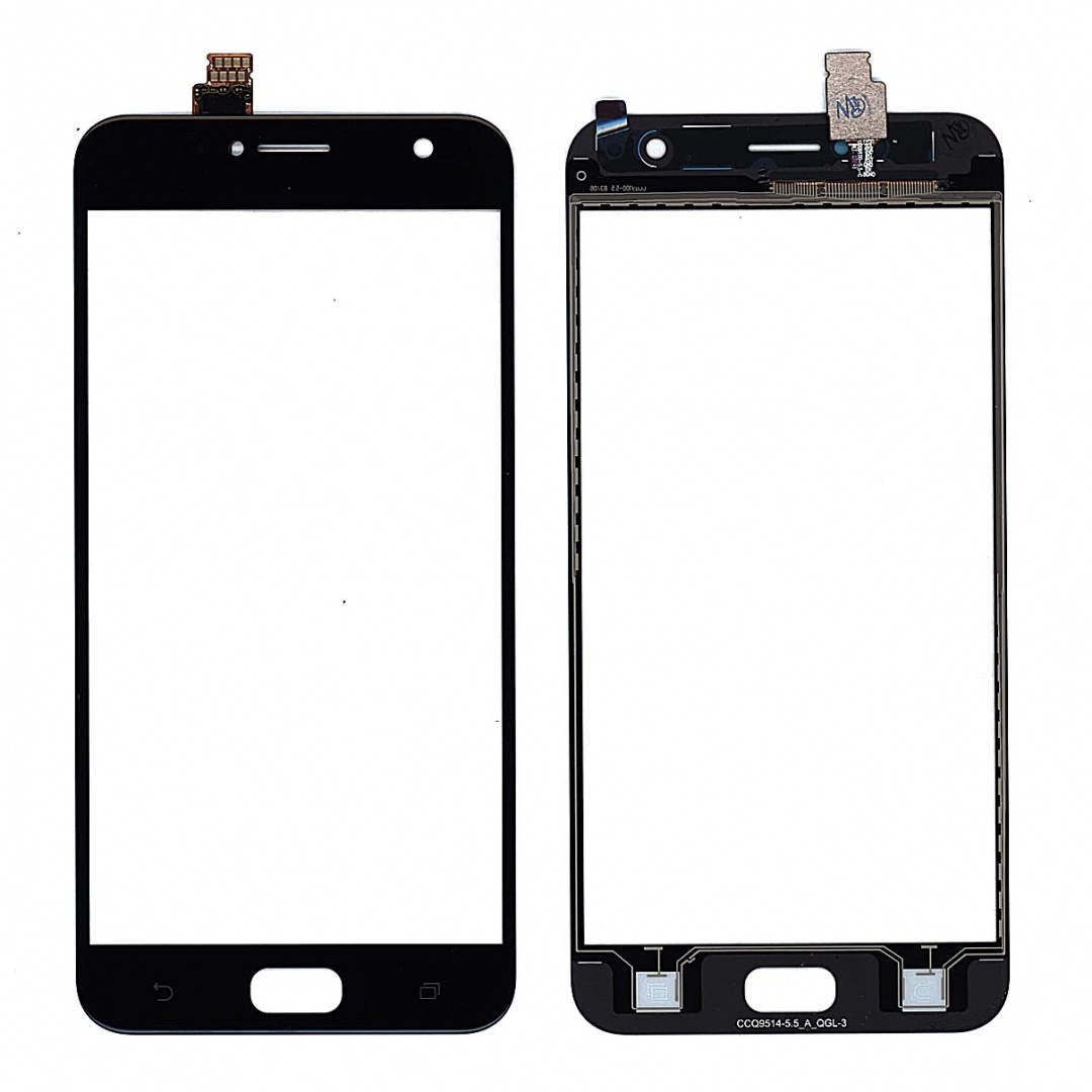 Сенсорное стекло (тачскрин) для Asus ZenFone Live ZB553KL черное