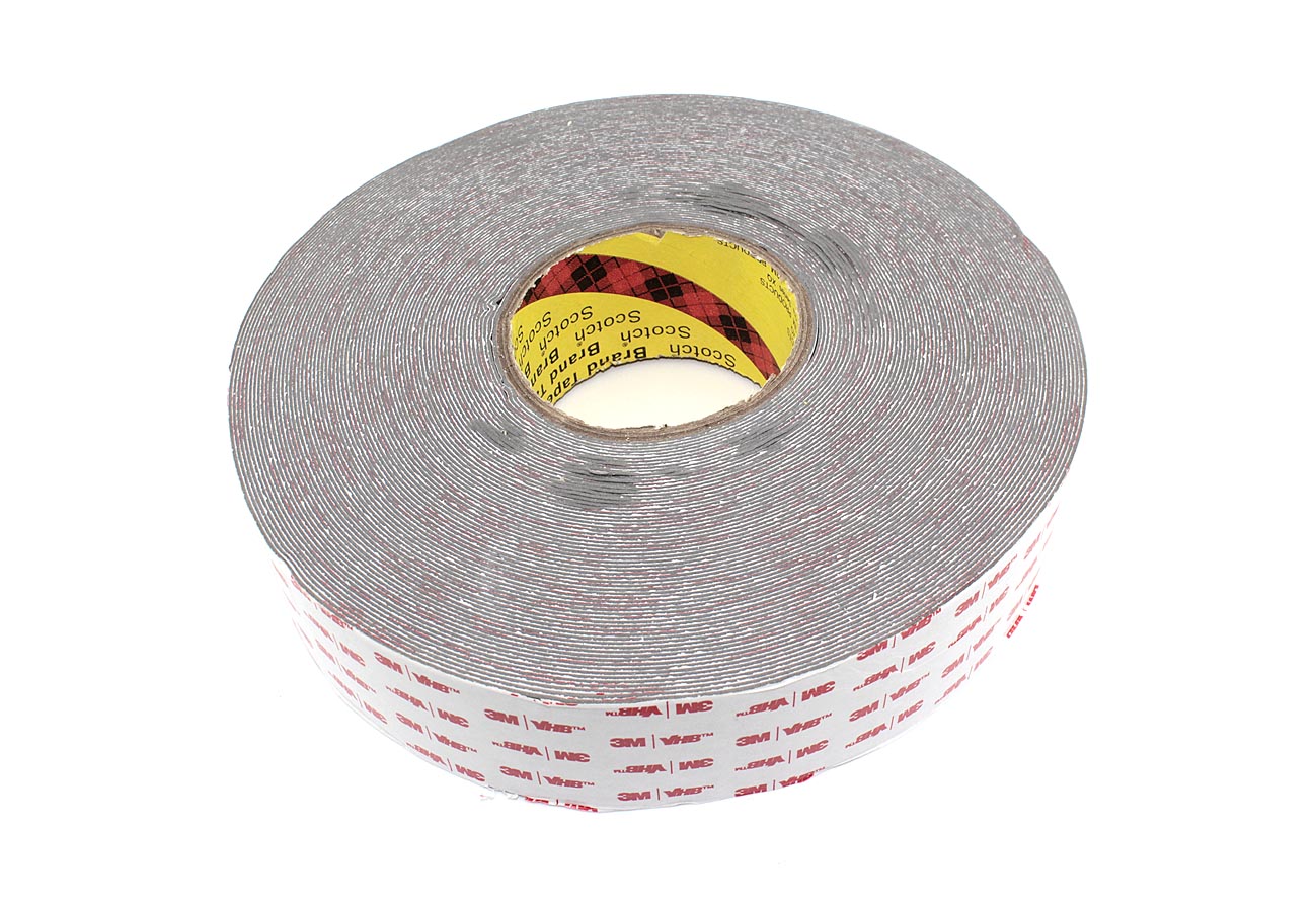 Скотч двусторонний вспененный 3M VHB  50 мм серый, 50 м