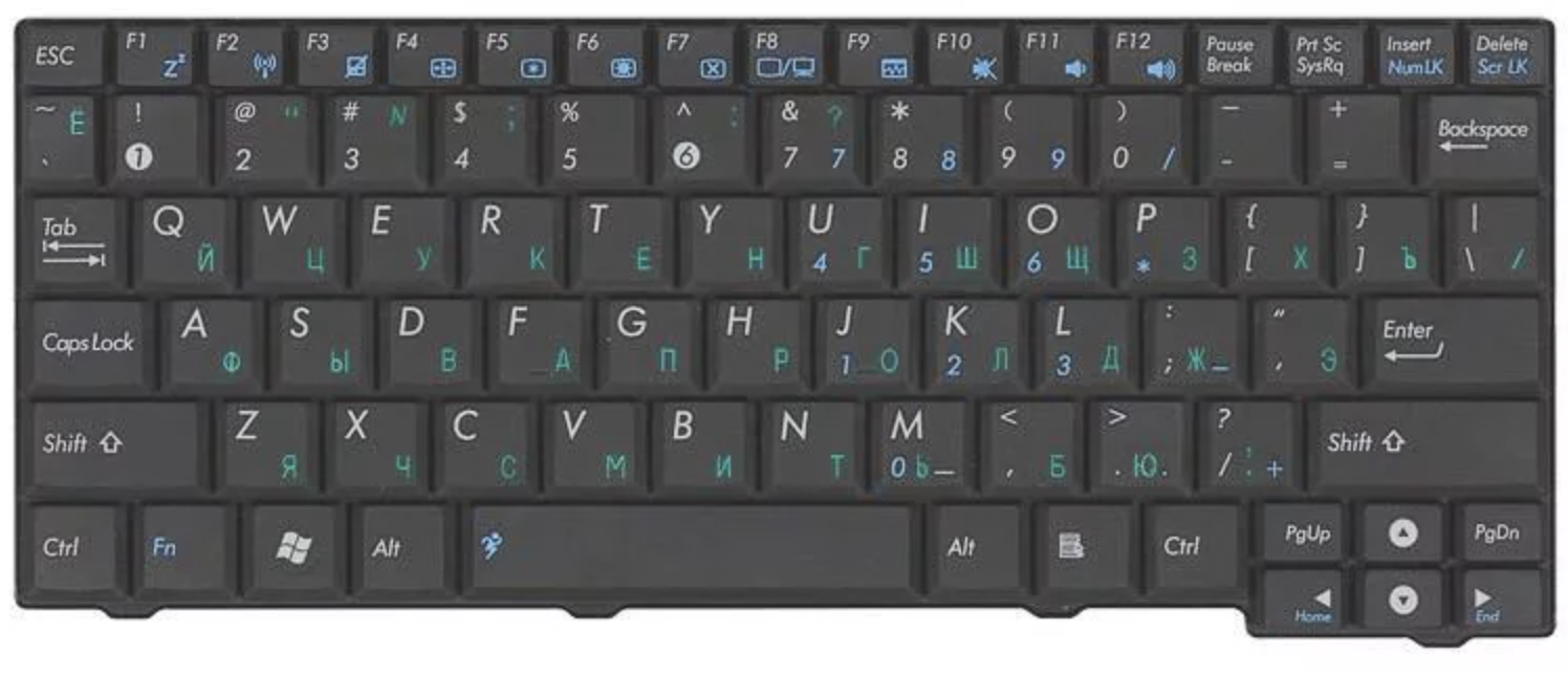 Клавиатура ASUS Eee PC MK90 OEM