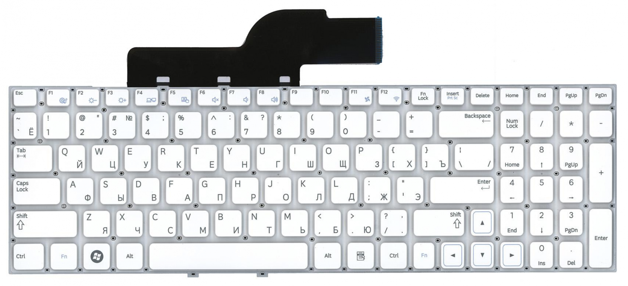 Клавиатура Samsung NP300E5C OEM