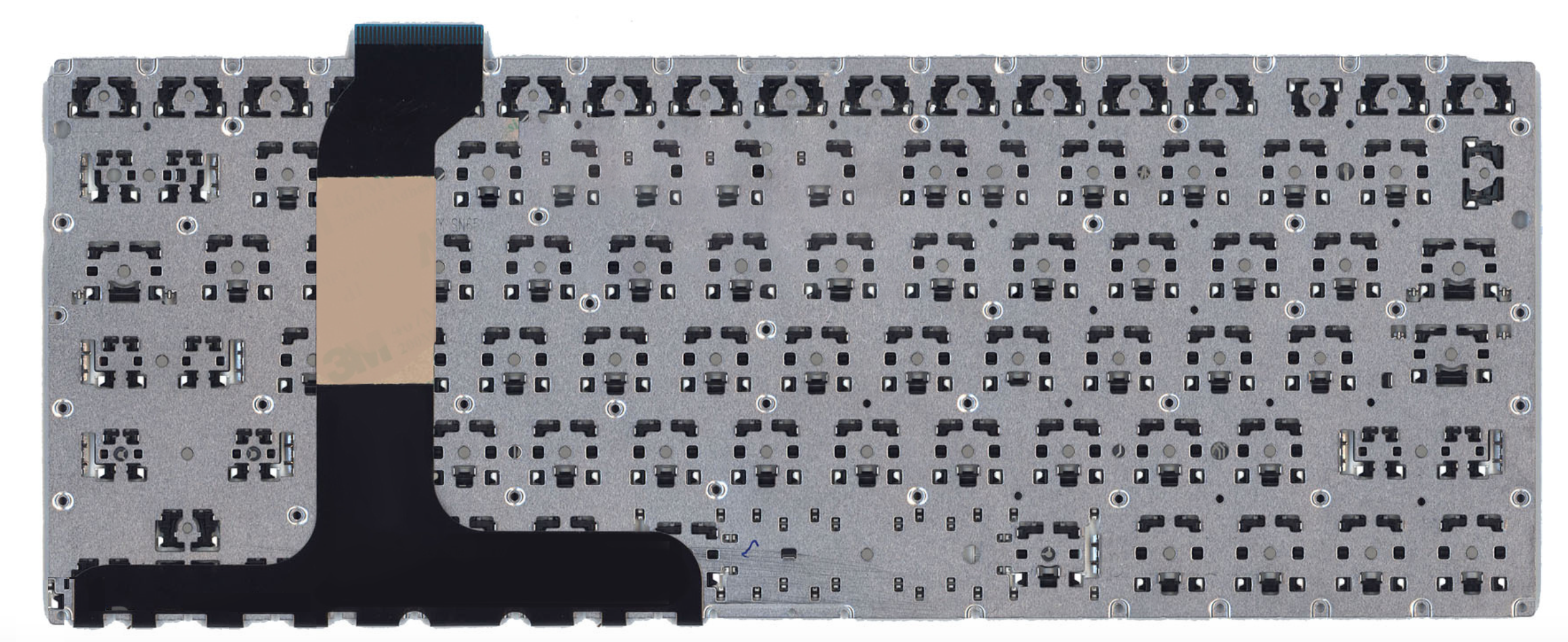 Клавиатура Asus Zenbook Flip UX360CA серебристая, OEM