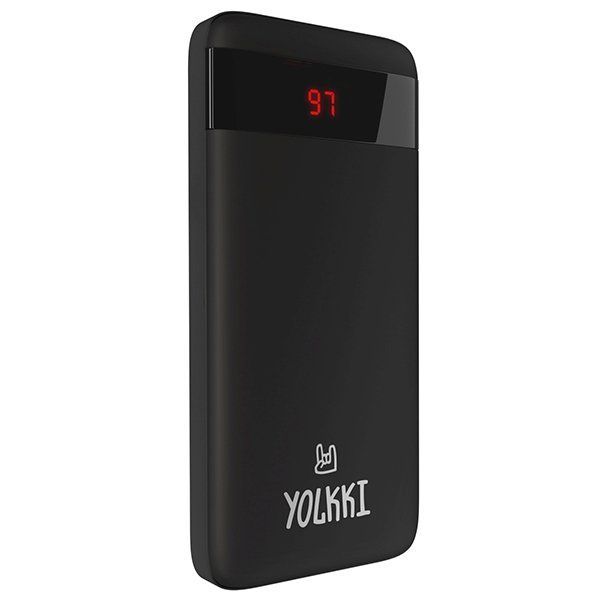Power Bank 10000mA YOLKKI Nuclear 2 (2 USB выхода 2,1A/2,1A/) черный