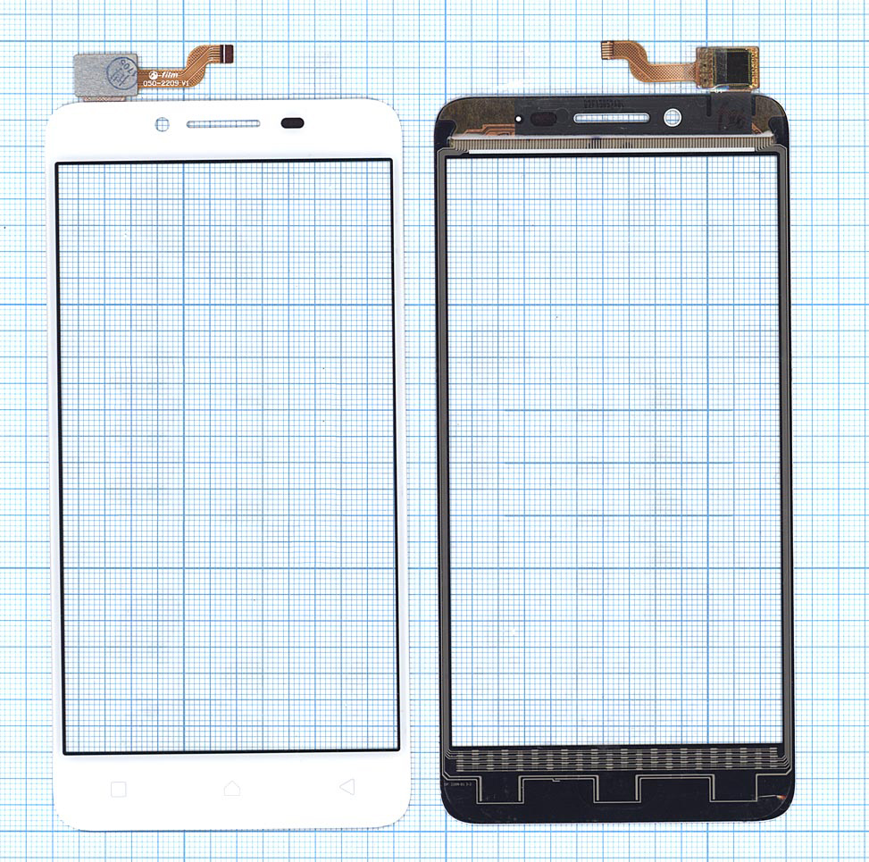 Сенсорное стекло (тачскрин) для Lenovo A3690 белое