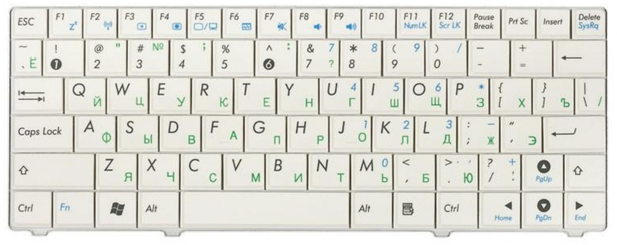 Клавиатура ASUS Eee PC T91MT OEM