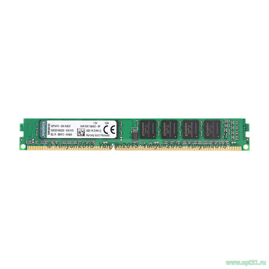 Оперативная память DIMM DDR3 4GB PC3-10600U 1333Мгц