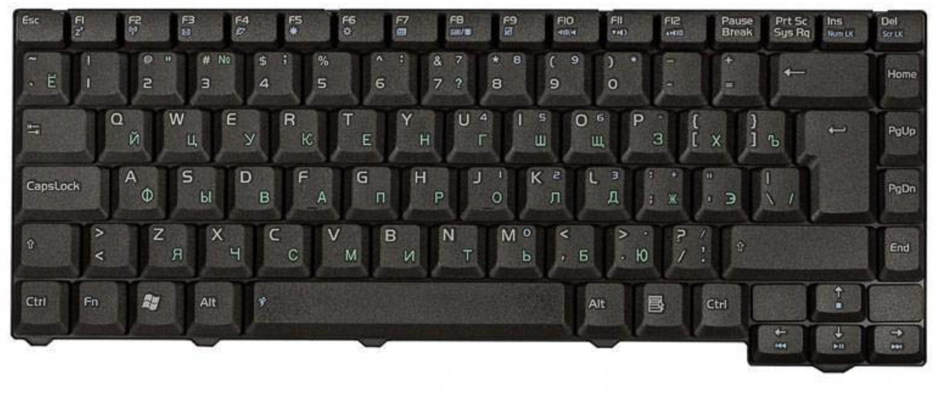 Клавиатура ASUS Z53JP 28pin, OEM