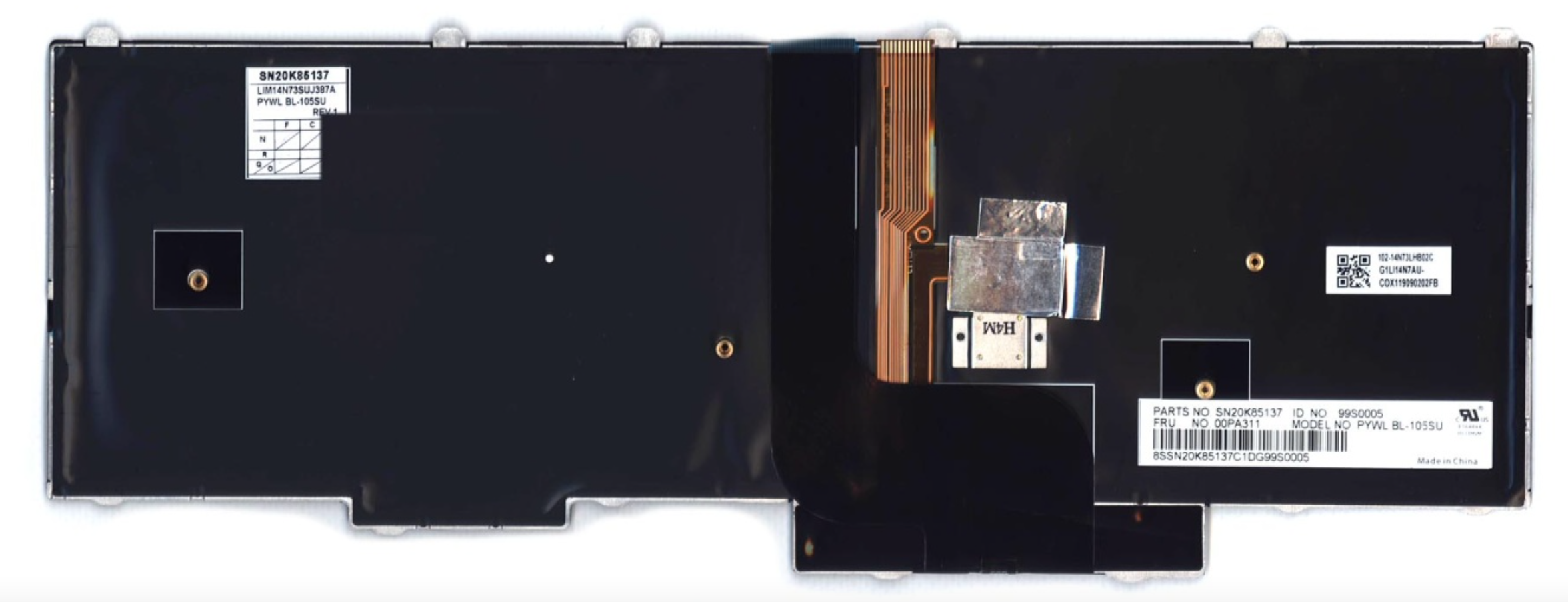 Клавиатура Lenovo Thinkpad P50 с подсветкой, OEM