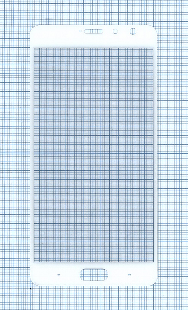 Защитное стекло "Полное покрытие" для Xiaomi Redmi Pro белое