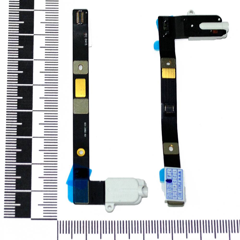 Шлейф iPad mini 4 + разъем гарнитуры белый