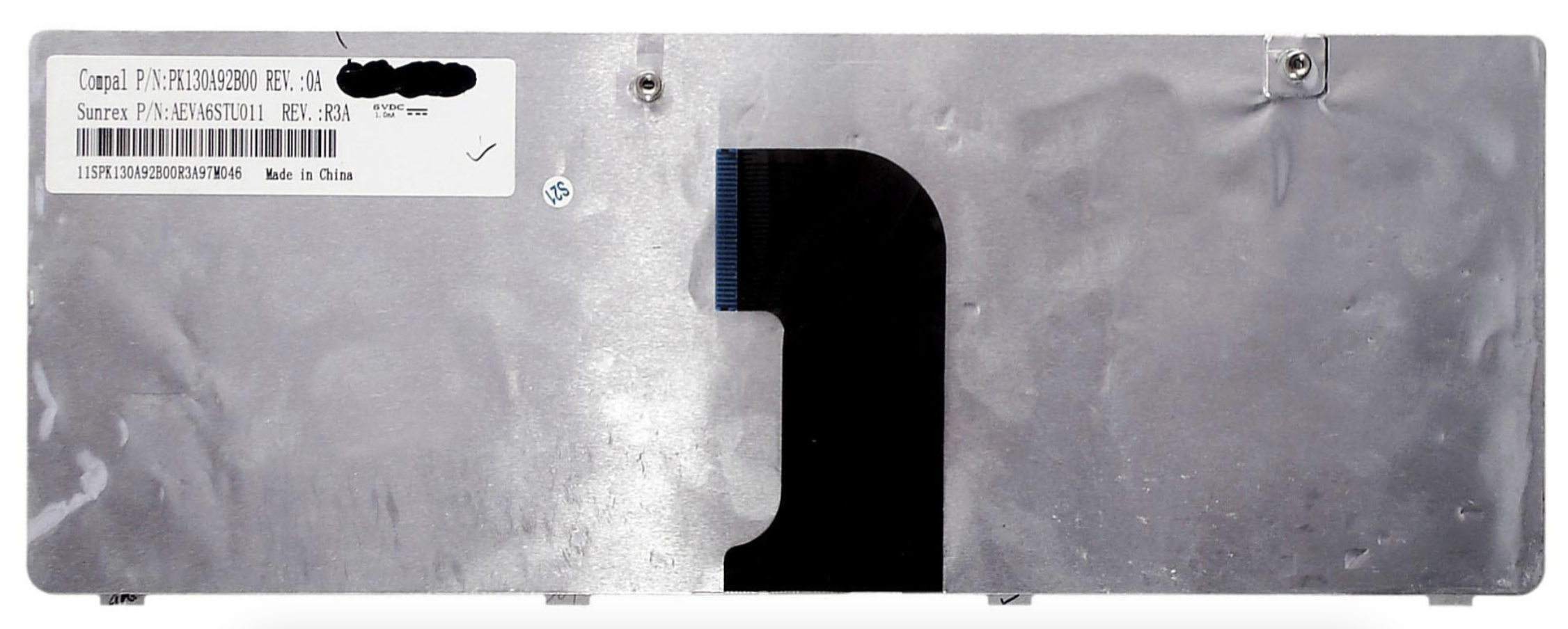 Клавиатура Lenovo IdeaPad U450 белая, OEM