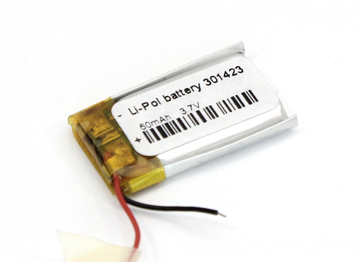 Аккумулятор Li-Pol (батарея) 3*14*23мм 2pin 3.7V/60mAh