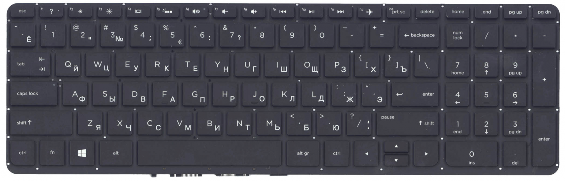 Клавиатура HP Pavilion 15-P010US с подсветкой, OEM