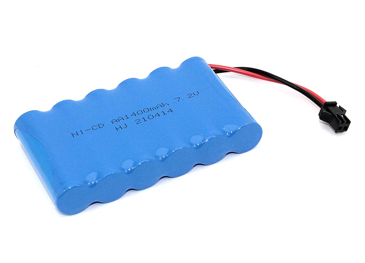 Аккумулятор Ni-Cd 7.2V 1400 mAh AA Flatpack разъем SM