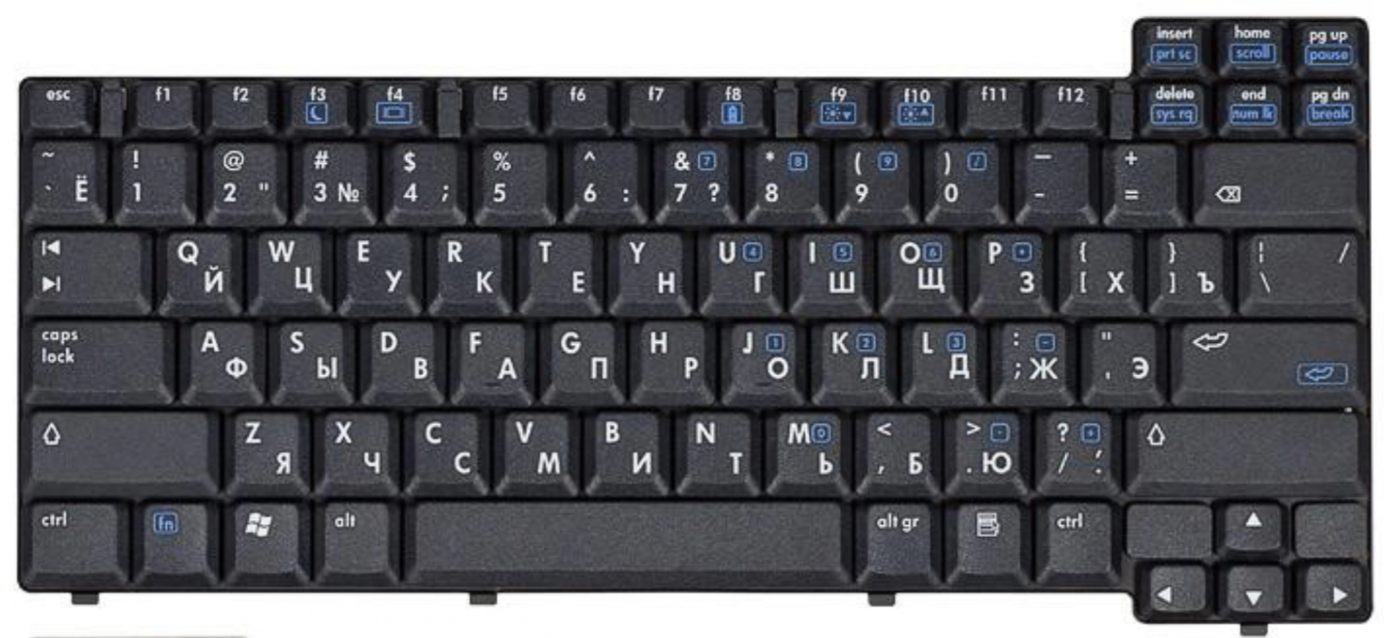 Клавиатура HP Compaq Presario X1000 OEM