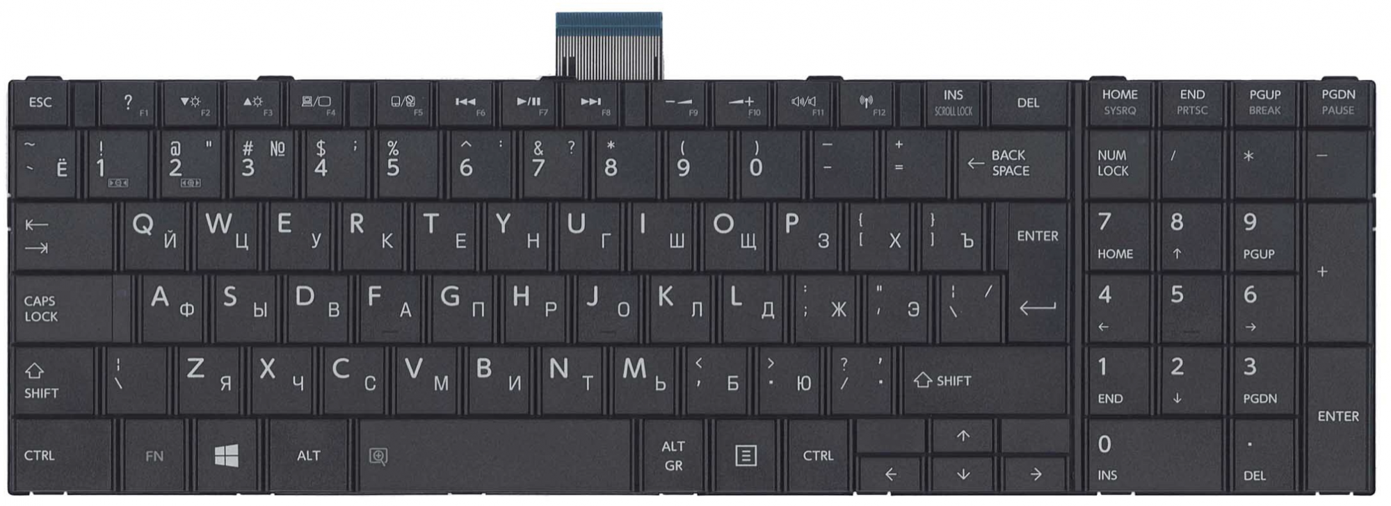 Клавиатура Toshiba Satellite C50D OEM