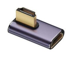 Переходник HDMI угловой  папа-мама влево