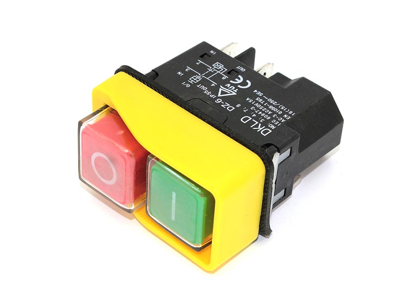 Выключатель   для бетономешалки/плиткореза, 4 контакта (G1067-1) 301107