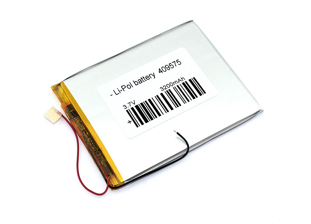 Аккумулятор Li-Pol (батарея) 4*95*75мм 2pin 3.7V/3200mAh