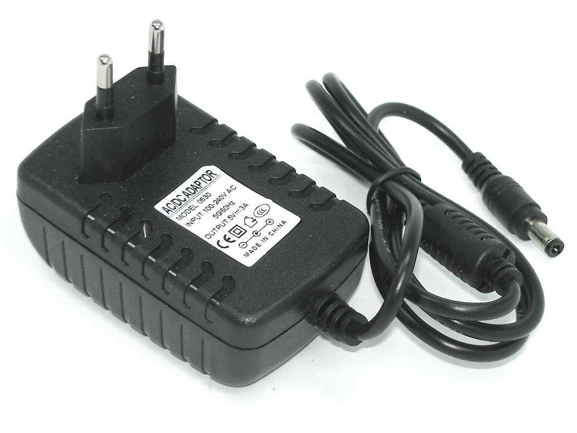 Блок питания (сетевой адаптер) 5V 3A 5.5x2.1