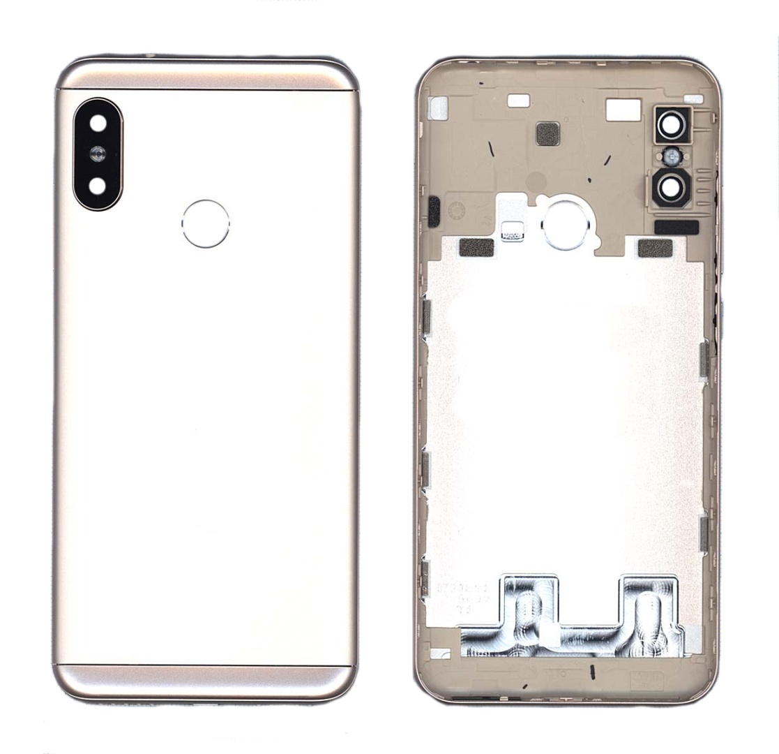 Задняя крышка для Xiaomi Redmi 6 Pro /Mi A2 Lite золотая