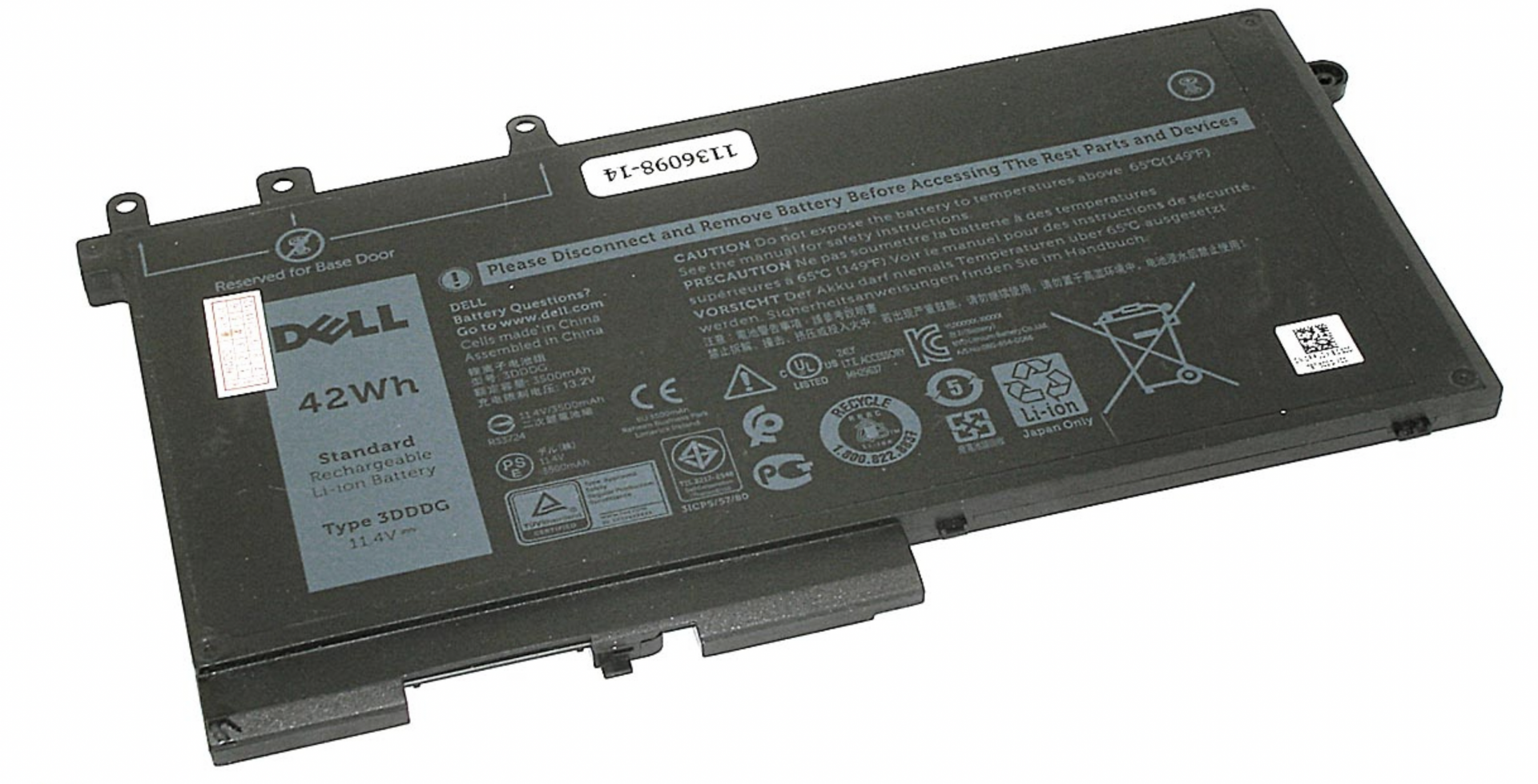 Аккумулятор DELL Latitude 5580, 5580-9248 11.1V, 4254mAh, Original
