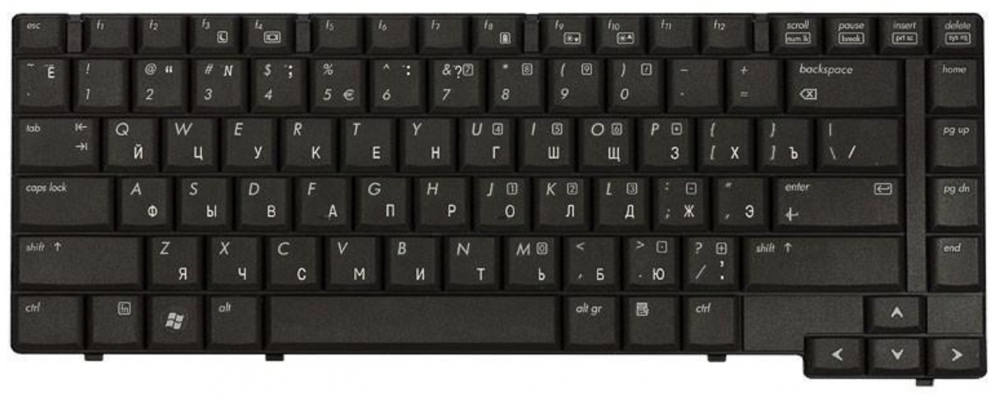 Клавиатура HP Elitebook 8530p OEM