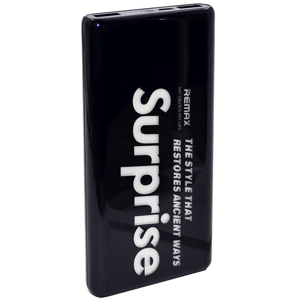 Power Bank 10000mA REMAX Streamer RPP-31 (2 USB выхода 2,0A) синий