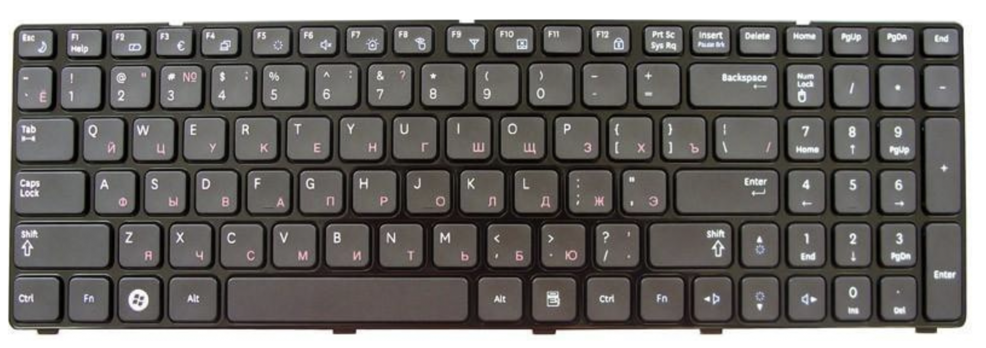 Клавиатура Samsung R580 OEM